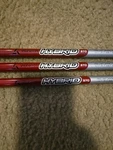 Paragon Hybrid Golf Shafts .377 Tip With New Pride Rite Grips Standard. Fixed Price $100.00.