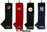 Team Golf Nfl - Mlb Nhl Embroidered Premium Sports Towel W/ Hook & Grommet. Fixed Price $19.25.