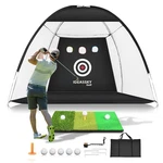 10X7 Foot Golf Practice Net Drive Hitting Mat Backyard Sports Training Aid. Fixed Price $88.48.