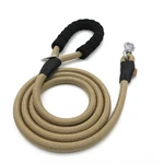 Aiminto Dog Leash, Braided Rope Traction (1/2") X 6FT (20 120LBS), Khaki. Fixed Price $20.12.