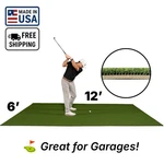 Usa-made Pro 6' X 12' Large Golf Hitting Mat On 5MM Foam Padding- Garages Sims. Fixed Price $274.99.