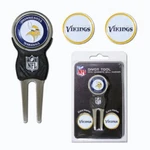Team Golf Nfl Minnesota Vikings Divot Tool With 3 Ball Markers Set. Fixed Price $17.89.