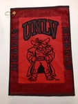 Team Golf Unlv Rebels Ncaa Football 23"X16" Towel W/ Hook Grommet. Fixed Price $12.50.