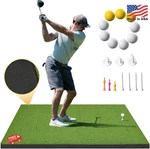 Shopsource 5X4FT Golf Hitting Mat 31MM Green Artificial Turf Practice Home. Fixed Price $167.99.