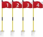 New Kofull Golf Flagstick Putting Green Hole Cup Set 4 Piece Open Box. Fixed Price $75.00.