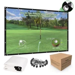 Keoltuo Golf Simulator Impact Screen Professional 3D Air Mesh For. Fixed Price $206.40.