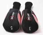 Lot Of 2 Ram Golf Club Fairway Head Covers Set For 3 & 5 Woods Pink Black. Fixed Price $16.99.