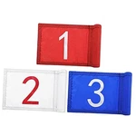 3 Pieces Golf With Tube Inserted, 420D Nylon Mini Flags For Putting. Fixed Price $29.79.