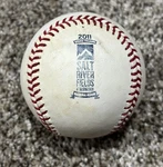 2011 Salt River Fields Talking Stick Inaugural Spring Training Baseball Used. Fixed Price $17.99.