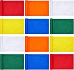 Colarr 12 Pcs Solid Golf Flag Target With Tube Inserted Waterproof Putting. Fixed Price $51.37.