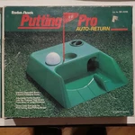Radioshack Putting Pro Auto-return Cup W/ Flag & Golf Ball 60-2310. Fixed Price $10.00.