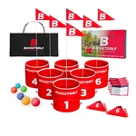 Bucketgolf Original Backyard Lawn Game - 6 Hole Portable Course. Fixed Price $179.99.