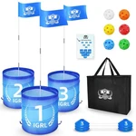 Golf - 3 Holes Backyard Games For Adults, Chipping S.... Fixed Price $58.99.