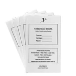 Udparsco Blank Golf Yardage Book -4 Packs, White 4-PACK. Fixed Price $34.99.