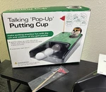 Talking Pop Putting Cup Golf Gadgets Gopher 2004 Indoor Practice. Fixed Price $15.00.