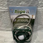 Rope It Golf Swing Trainer Portable Full Practice Outdoor Nylon Bungee. Fixed Price $32.64.