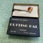 Putting Pal Tie Bar Clasp Lucky Magnetized Ball Marker New Vintage. Fixed Price $18.79.