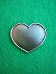 Heart Shaped Coin Golf Ball Marker 1" Metal Flat Putting Token. Fixed Price $5.47.
