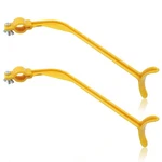 Zorveiio 2 Pcs Golf Swing Training Aids Wrist Hinge Yellow. Fixed Price $14.99.