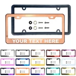 Laser Customize Stainless Steel License Frame Silicone Guard Fit Volkswagen Golf. Fixed Price $33.99.