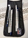 Pga Tour Pro Alignment Sticks Golf Collapsible Training Aid Putting Full Swing. Fixed Price $22.50.