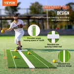 Softball Pitching Mat, 10X3 Baseball Rubber Mound, Green. Fixed Price $117.44.