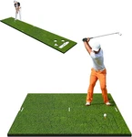 Dual Turf Golf Mat - Practice Indoor/outdoor, 6 X 4 Ft Hitting Putting. Fixed Price $149.99.