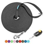 Baapet 15/20/30/50/100 Ft Long Dog Training Leash With Clickers For Small, Me.... Fixed Price $14.14.