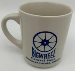 Big Wheel General Store Coffee Cup Used Bandon-by-the-sea Oregon Souvenir Mug. Fixed Price $7.88.