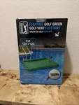 Pga Tour Floating Golf Green Pool Chipping Inflatable Mat Cup W/flag & 3 Balls. Fixed Price $47.99.