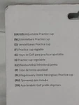 PURE2IMPROVE Unisex's Practice Putting Cup Golf, Black, One Size. Fixed Price $18.99.