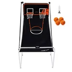Foldable Basketball Arcade Game, 2-PLAYER Indoor Sport, Dual Shot With 8-MODES,. Fixed Price $113.12.