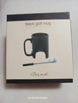 Brink Golf Mug Set Ceramic Coffee Cup Handle Tea Ball Club Black Gift - New. Fixed Price $23.99.