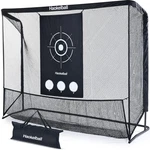 10X7.5FT Heavy Duty Steel Frame Golf Practice Net For Driving With Target Cloth. Fixed Price $151.35.