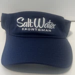 Saltwater Men Golf Visor Sportsman Hat Ocean Embroidered Fish Boating Florida. Fixed Price $6.99.