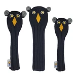 Sunfish Owl Animal Knit Wool Golf Headcover Set - Driver, Fairway, Hybrid. Fixed Price $100.00.