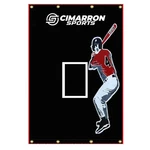 Cimarron Sports Heavy Vinyl Baseball Softball Backstop And Net Saver With Pit.... Fixed Price $116.30.