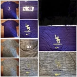 Lsu Tigers Team Issued Player Nike Shirt Tee Baseball Championship Set #40. Fixed Price $249.99.