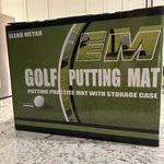 Eleko Meyar Golf Putting Mat, Portable Indoor Green, 2 Hole Training. Fixed Price $45.00.