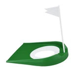 Indoor Golf Putting Trainer With Adjustable Hole Flag Putter Practice Aid. Fixed Price $9.52.