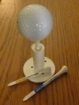 3 Rubber Tees Holds Wooden For Driving Range Mat All Heights Adjust With. Fixed Price $11.99.