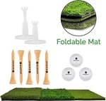 Morvat Portable Tri-turf Putting And Hitting Mat Set. Fixed Price $37.49.