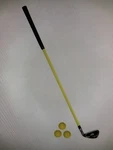 Izzo EZ-2 Kids Golf Club & Practice Set 7-IRON 3EVA Foam Yellow. Fixed Price $19.99.