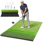 Golf Mat, 5X4FT & 6X4FT Extra Large Integrated Tri-turf Hitting Mats Pra.... Fixed Price $283.99.
