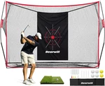 Bearwill Golf Net, 10X7FT Heavy Duty Practice Nets With Mat, Target Cloth,. Fixed Price $150.99.