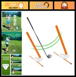Golf Swing Training Aid - Alignment Discs & Rods For Setup, Posture, Plane. Fixed Price $71.99.