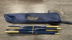 New Rare Titleist Alignment Stick Set Collapsing Telescoping Poles With Bag. Fixed Price $49.99.