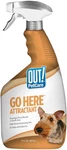 Out! Petcare Go Here Attractant Dog And Puppy Potty Training Spray, Safe & Effec. Fixed Price $14.95.