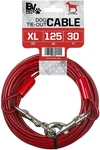 Bv Dog Tie Out Cable 30 Feet - Heavy Duty Lead Up To 125 Pounds Reflective. Fixed Price $25.26.
