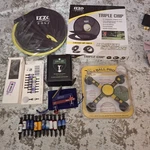Izzo Golf Triple Chipping Net & 4BALLPRO Putting Training Practice Aid Lot. Fixed Price $41.24.